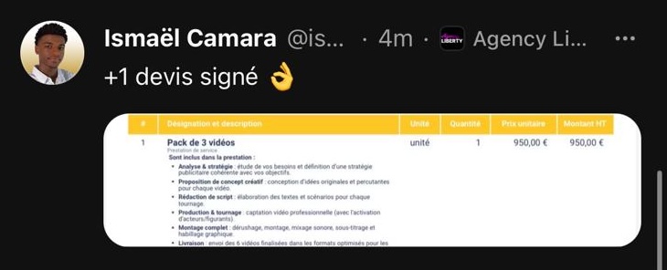 Témoignage Ismaël